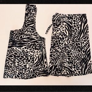 💕Victoria's Secret | Zebra 🦓 Lingerie Satin Set